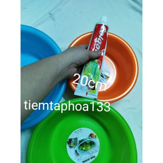 Combo 5 thau nhưa nhiều size