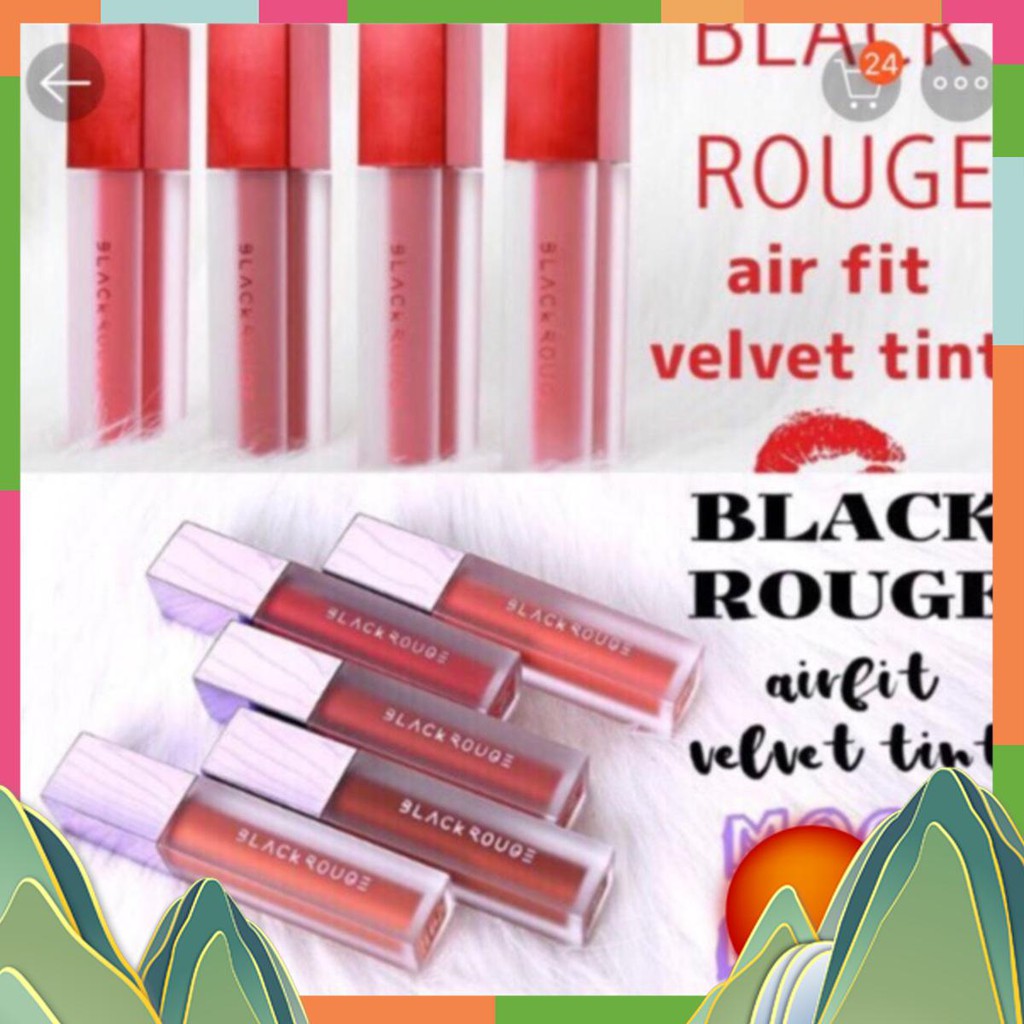 [SẴN MÀU TỪ A01=> A17] Son Kem Lì Black Rouge Air Fit Velvet Tint – Hàn QuốcA01A01
