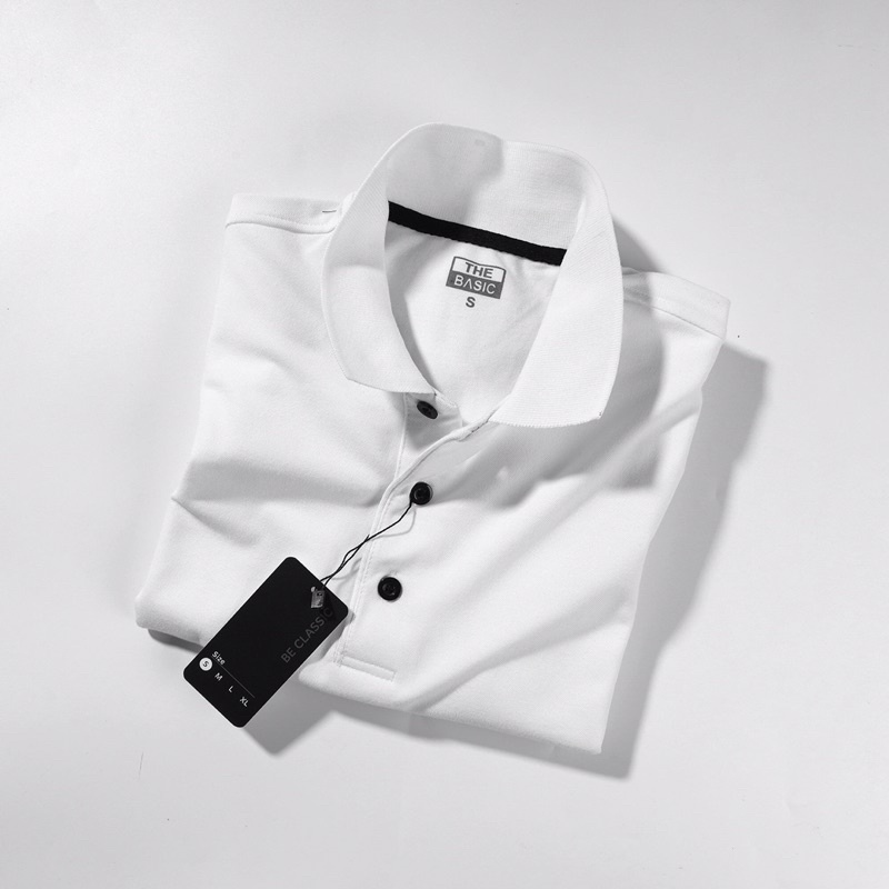 Áo phông polo nam form vừa VNXK cotton gai cá sấu | BigBuy360 - bigbuy360.vn