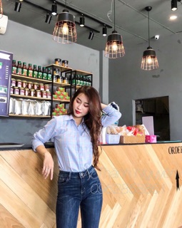 Áo sơ mi sọc caro