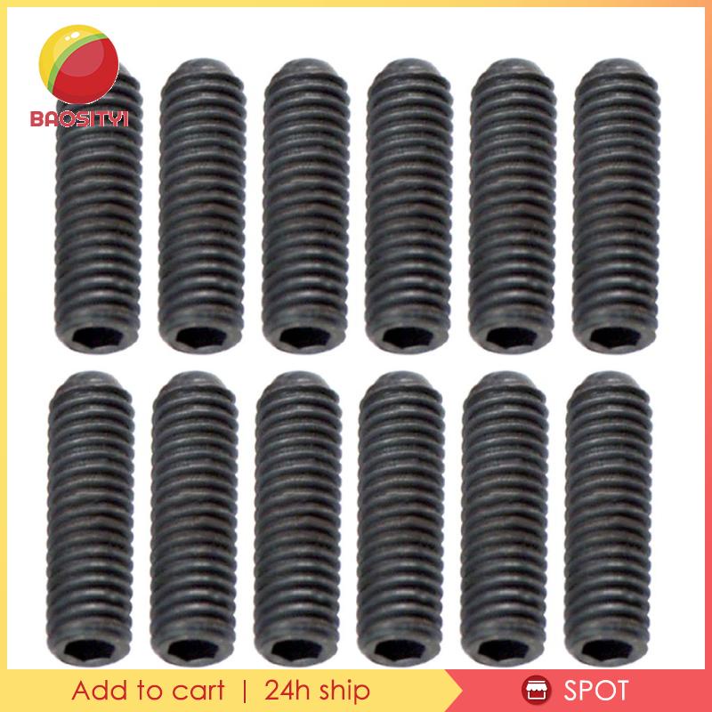 [Baosity1] X Ốc Vít Khóa Dây Đàn Guitar Điện Đầu Lục Giác Màu Đen Cho Cầu Tremolo