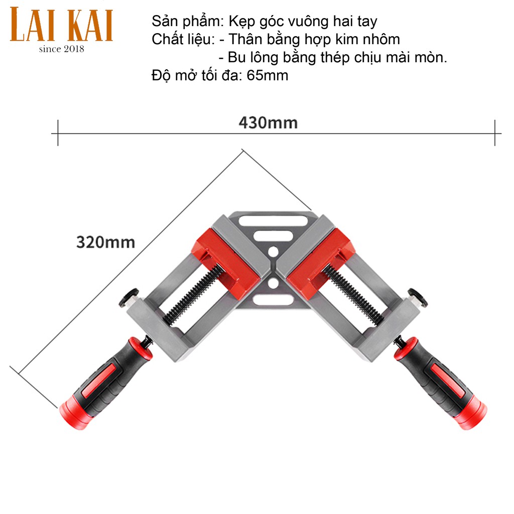 Kẹp góc vuông, vam kẹp vuông góc
