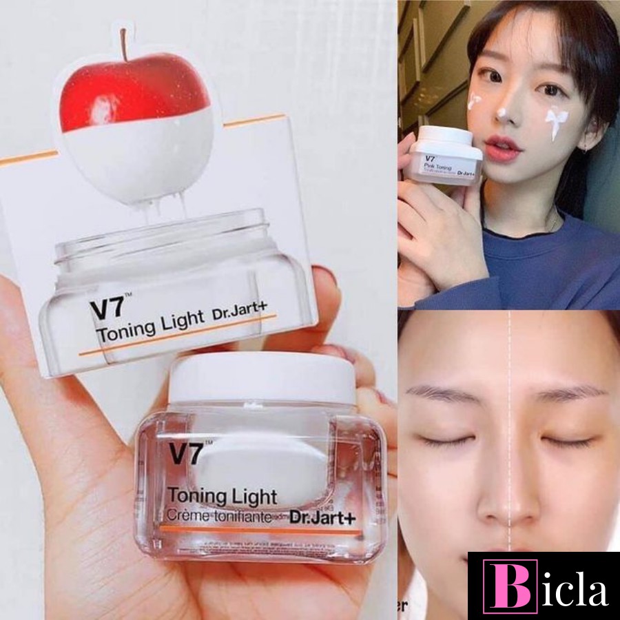 [Chính Hãng] Kem Mặt V7 Toning Light Dr.Jart+ Mini Size 15ml - Kem Mặt V7 Pink Toning Dr.Jart