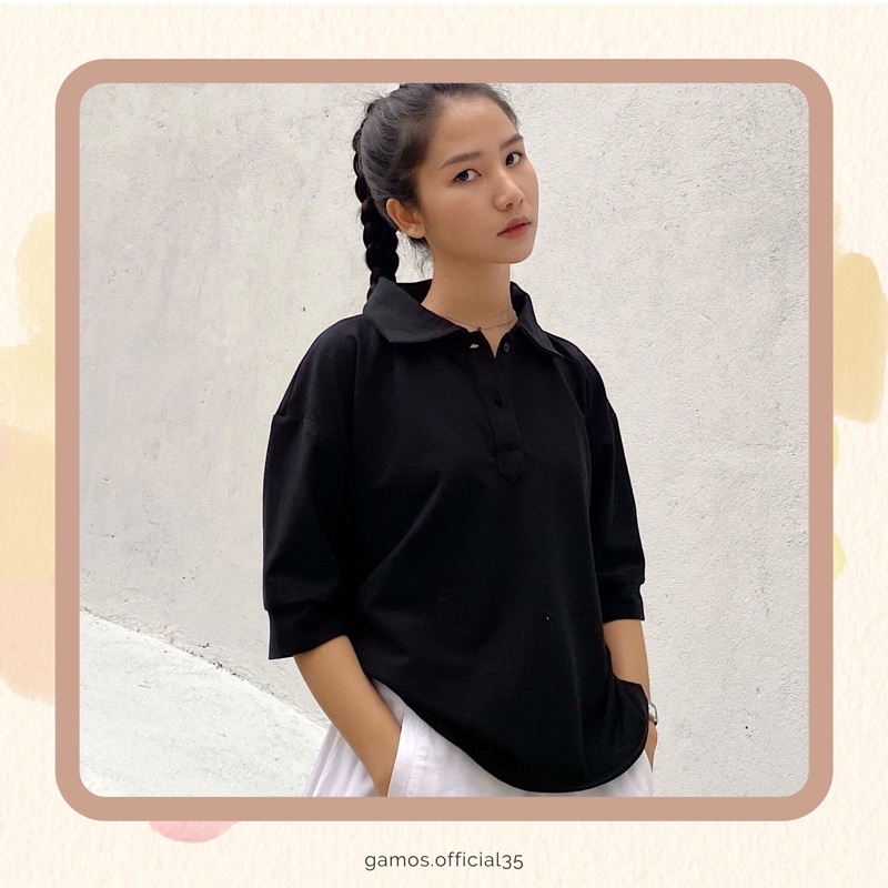 Áo Polo Shirt Phom Thụng Tay Lơ Gamos