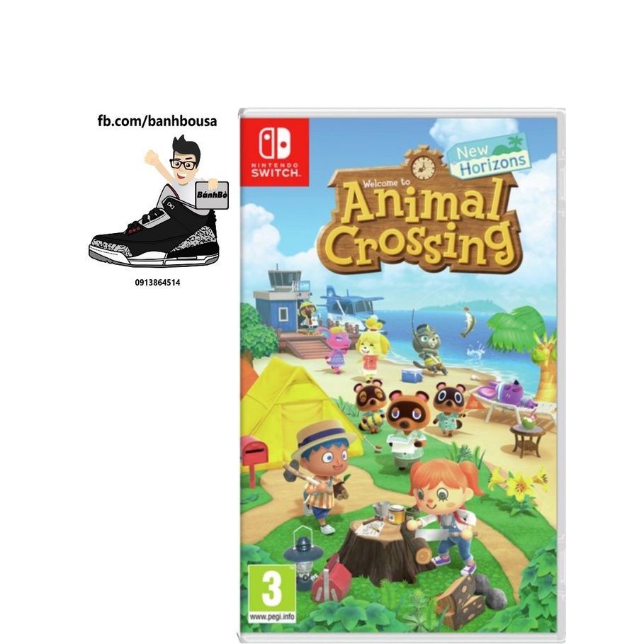 Animal crossing trò chơi Nintendo Switch 2nd used còn mới đẹp fullbox nguyên hộp