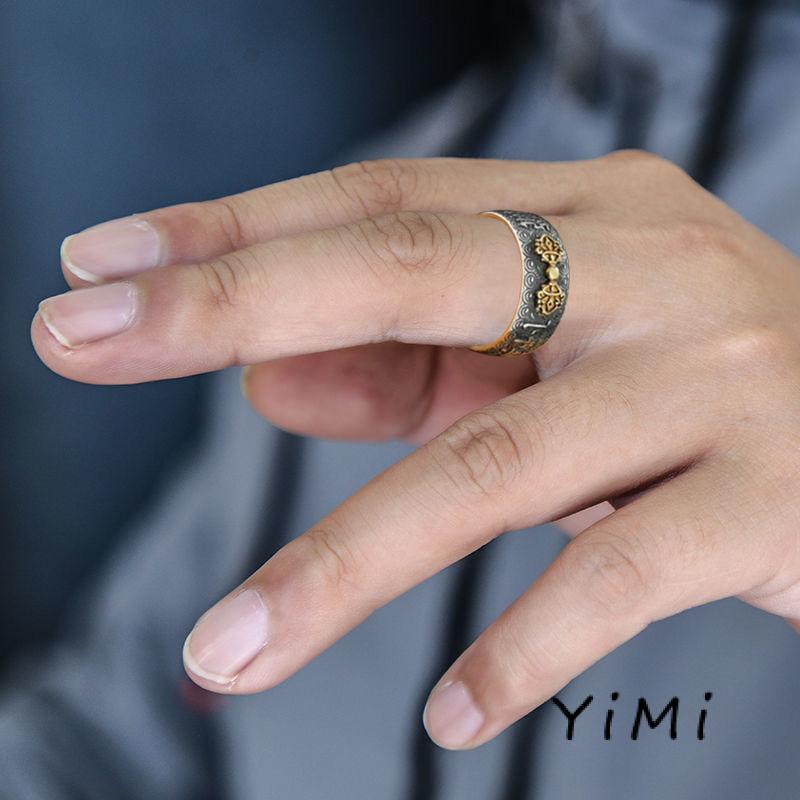 Nhẫn hở phong thủy Pixiu có thể điều chỉnh dành cho nam và nữ