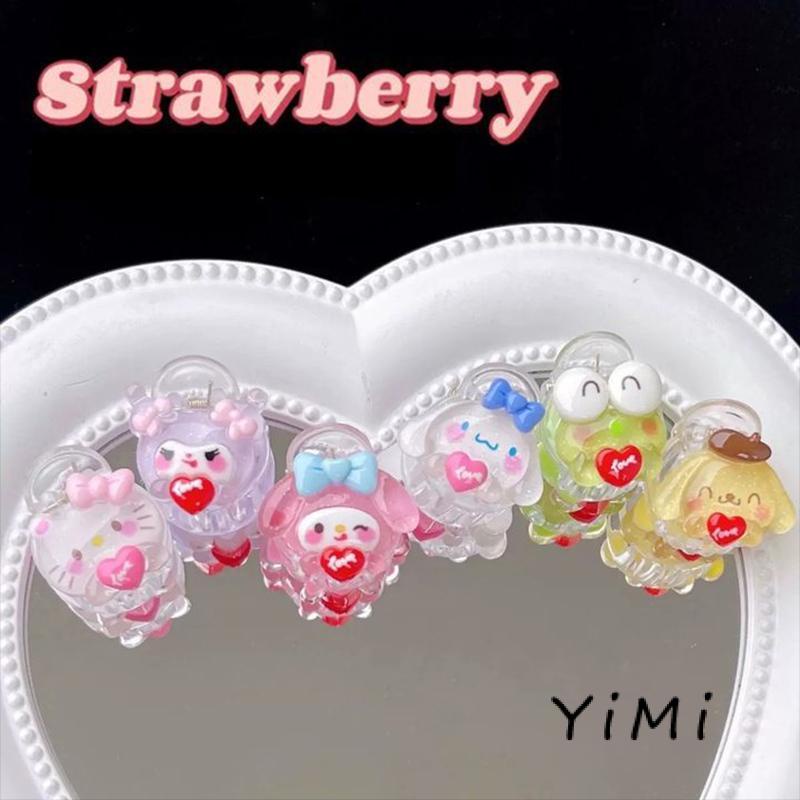 Kẹp Tóc Nhỏ Hình Cinnamoroll / Cún Hoạt Hình Dễ Thương Thời Trang Mùa Hè Cho Bé Gái