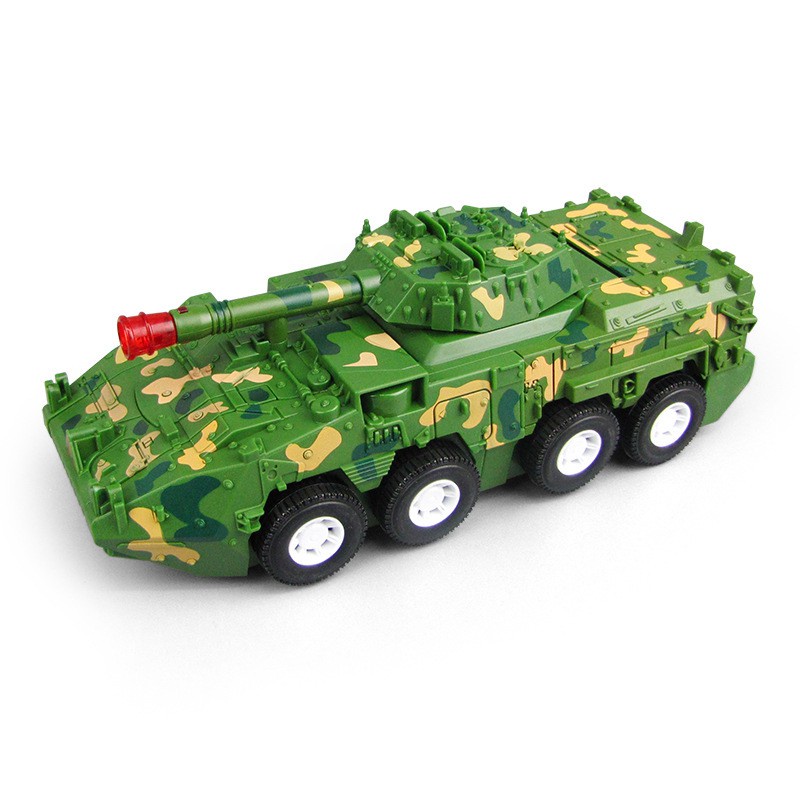 Đồ Chơi Xe Tăng Biến Hình Thành Robot Chạy Pin- Có Đèn Nhạc Vui Nhộn Combat Tank