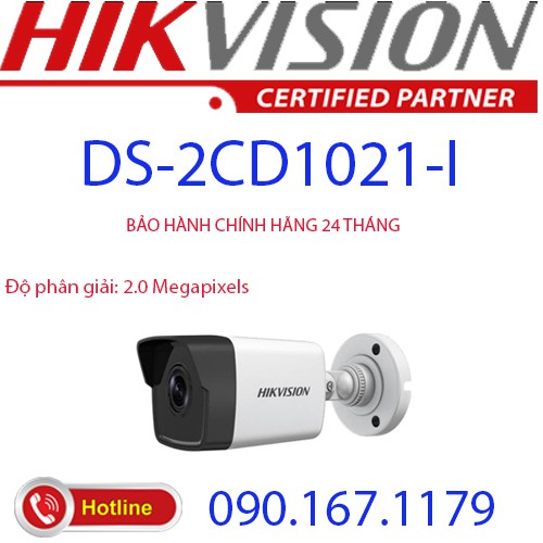 Camera IP hồng ngoại 2.0 Megapixel HIKVISION DS-2CD1021-I