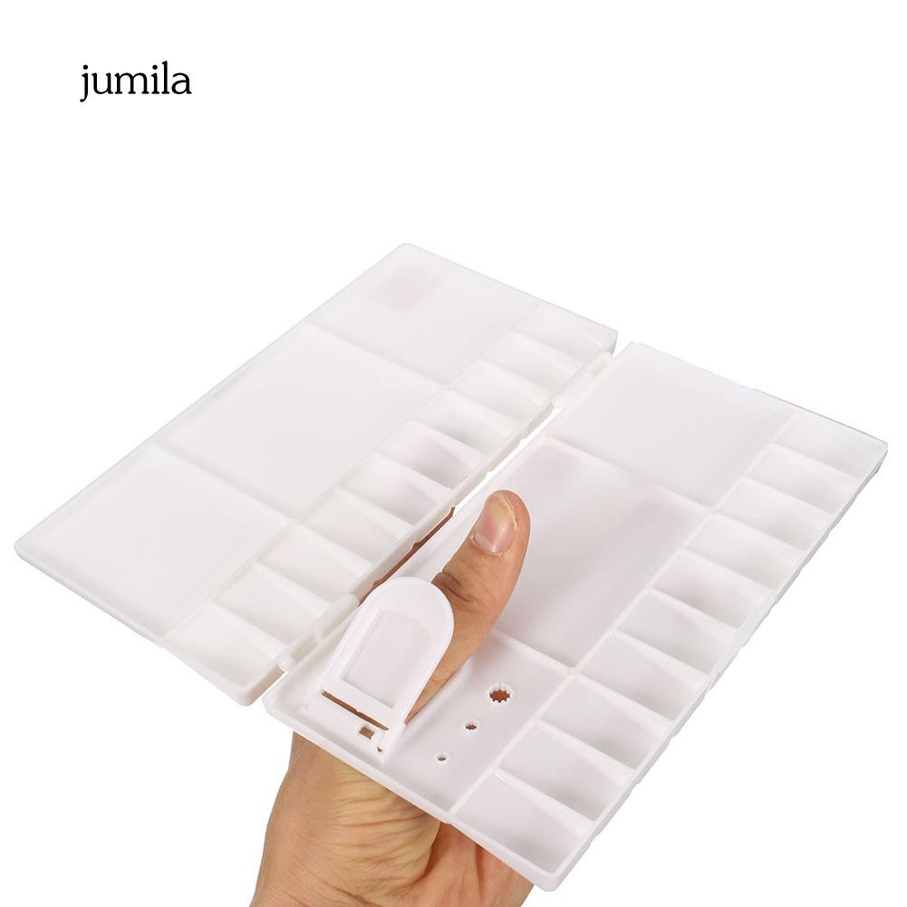 Khay nhựa đựng màu vẽ 25 ngăn có lỗ cầm tay tiện lợi