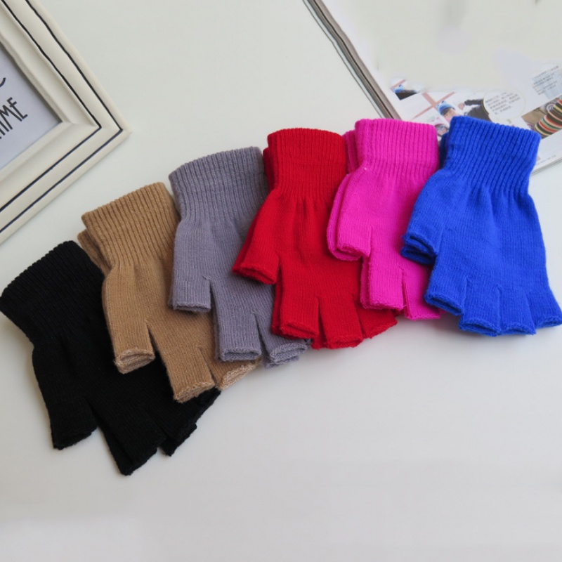 1 Đôi Găng Tay Hở Ngón Thời Trang Nữ