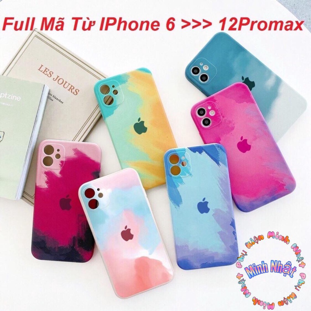 Ốp lưng iphone Water color loang giả iphone 12 6/6splus