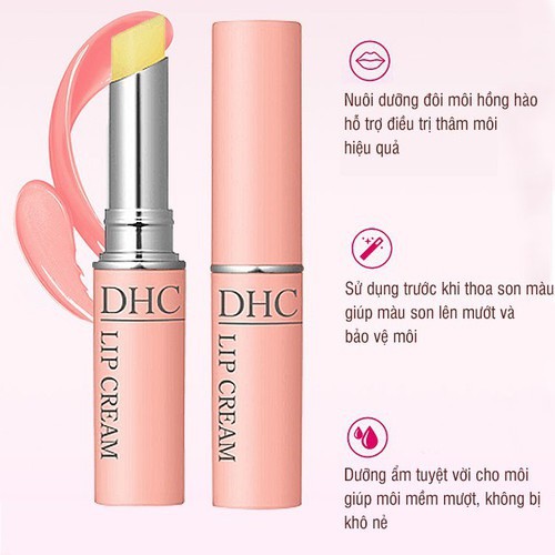 Son dưỡng DHC Lip Cream giúp môi mềm mịn ngay tức thì