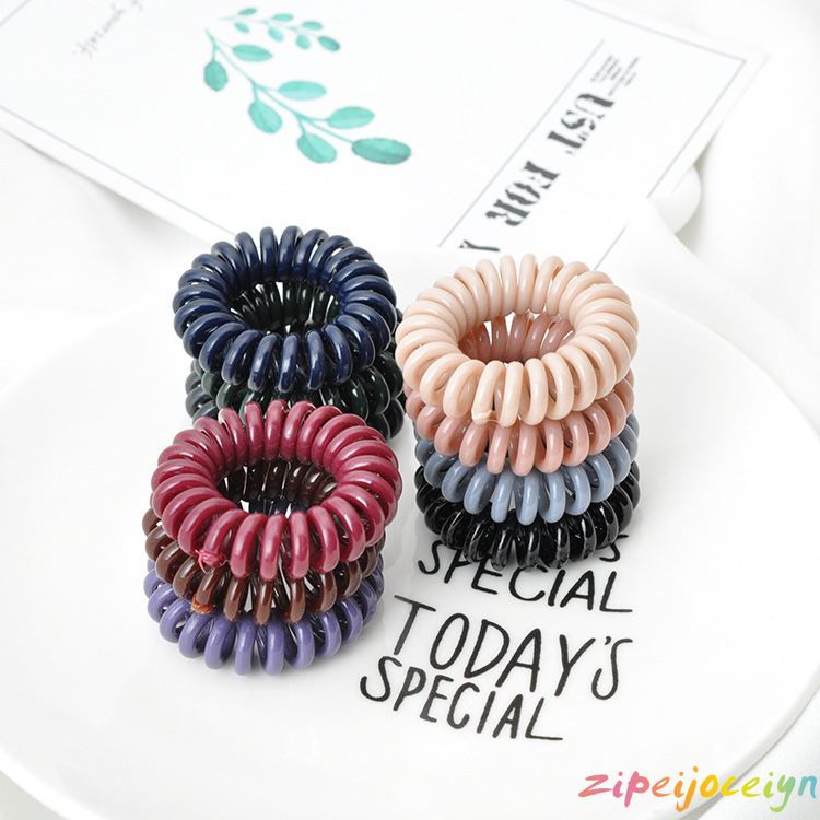 Dây Buộc Tóc Lò Xo Nhiều Màu Sắc Thời Trang Tiện Dụng