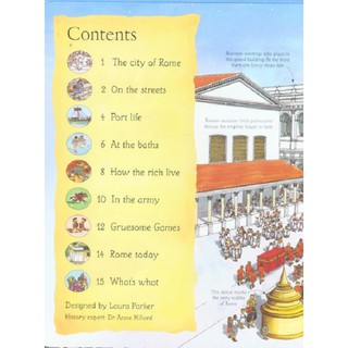 Sách Usborne - tương tác lật mở See Inside Ancient Rome