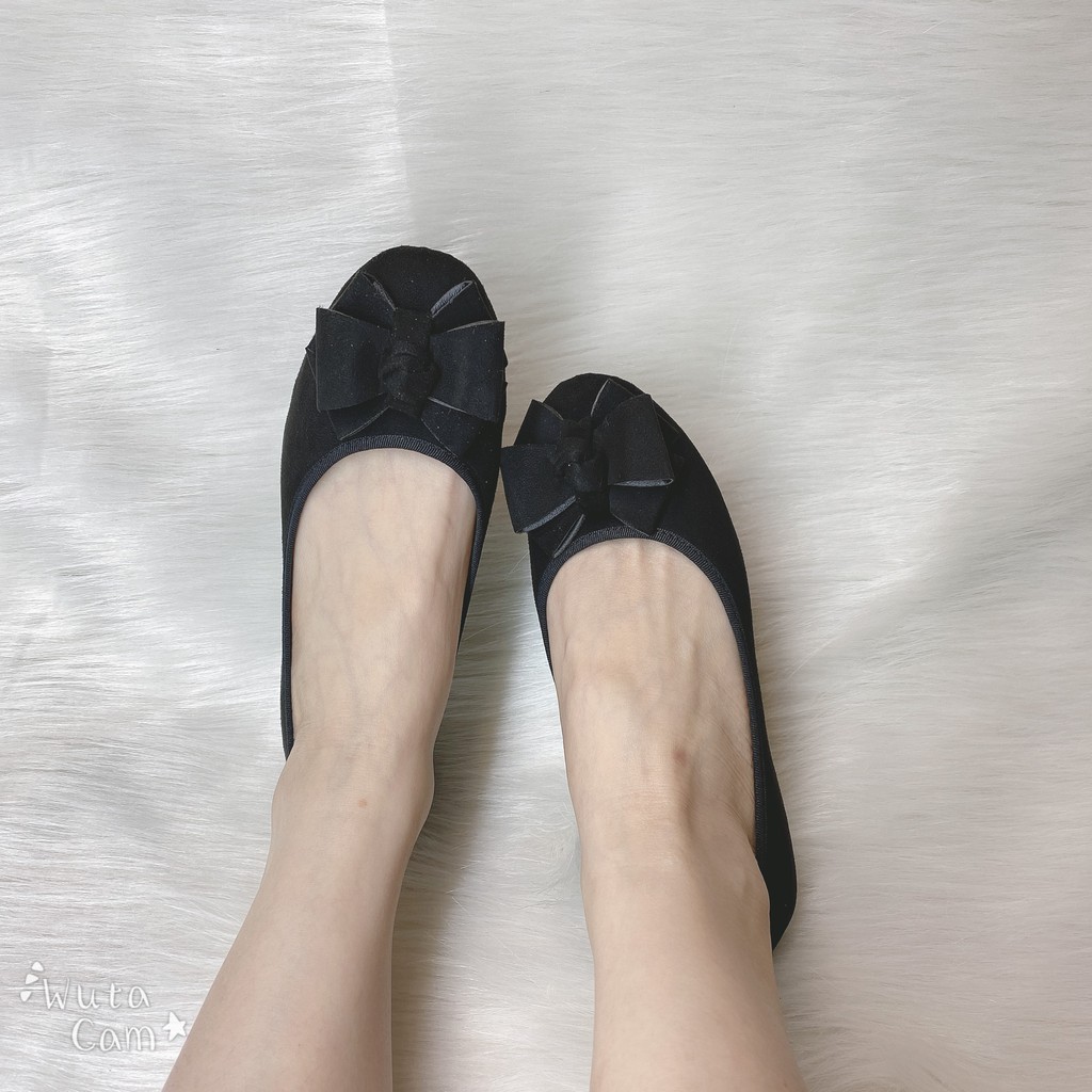 ] Giày Nữ Giày Búp Bê Vải Dạ Đế Bệt Thắt Nơ Mũi Tròn G20 | BigBuy360 - bigbuy360.vn