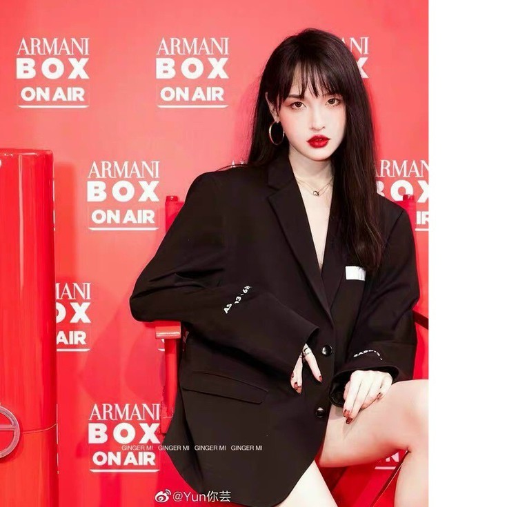 Áo blazer oversized nam cổ vét chữ in NoBrandPolyester