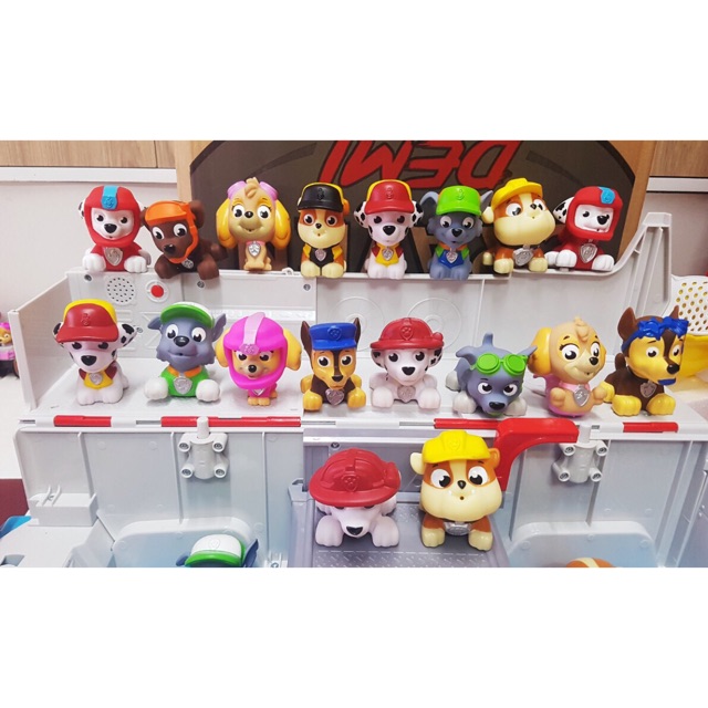 Bộ Paw Patrol chó cứu hộ phun nước (set 10 con khác nhau)