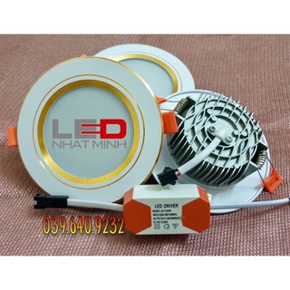 Combo 50 đèn âm trần 7w 3 chế độ