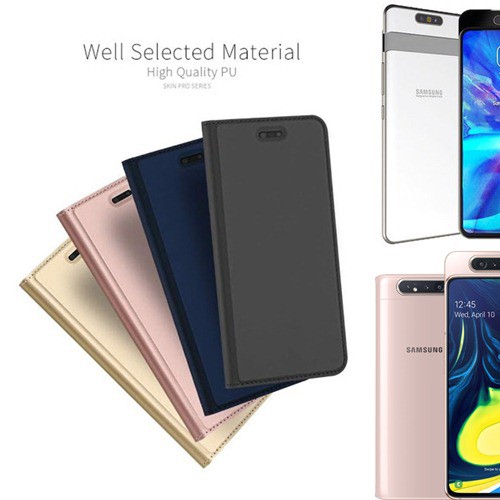 bao da samsung A80 A70 A72 kiêm ví da cao cấp