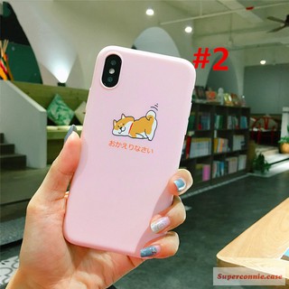 Ốp iphone dẻo Hình chó Akita dễ thương cho 11/11pro/11promax/x/xs/xr/xsmax/6/7/8/plus/splus/12 pro max/13 pro max-a140