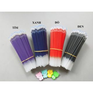 COMBO 10 RUỘT BÚT NƯỚC XANH ĐỎ ĐEN TÍM