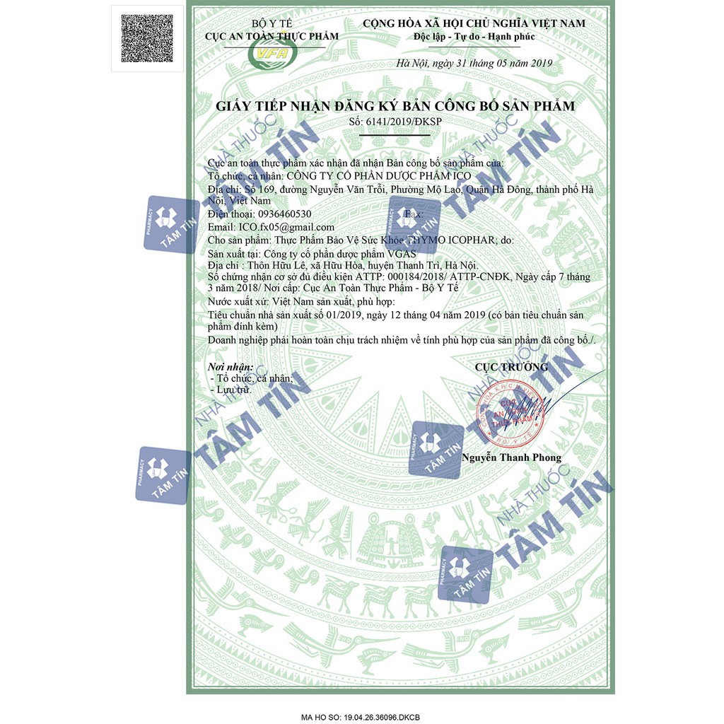 [CHÍNH HÃNG ] Thymo icophar -  Tăng sức đề kháng cho trẻ ( hộp 20 ống ) | BigBuy360 - bigbuy360.vn