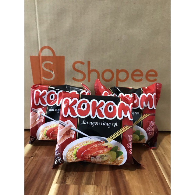 Combo 3 Gói Mì Kokomi Tôm Chua Cay( 65 gram )