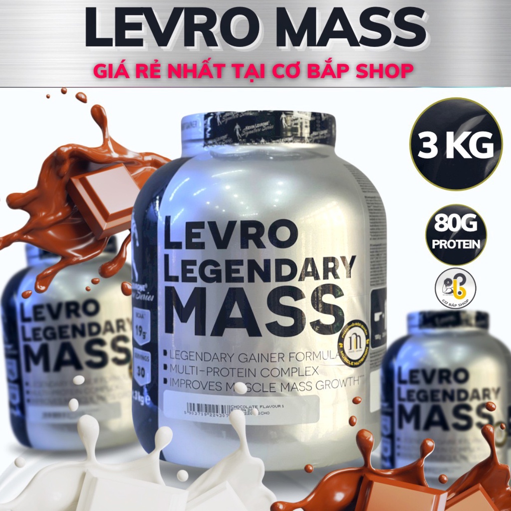- LEVRO LEGENDARY MASS - TĂNG CÂN NHANH GIÁ RẺ - HỖ TRỢ PHÁT TRIỂN CƠ BẮP