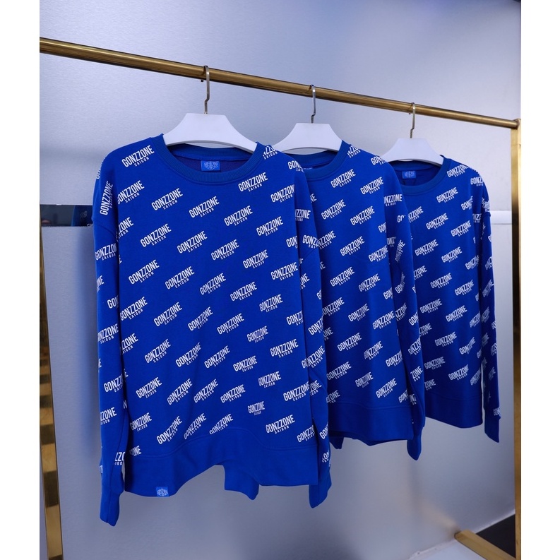 Áo Sweater Form Rộng Mùa Đông Sweater Gozzone - Màu Xanh Bích | BigBuy360 - bigbuy360.vn