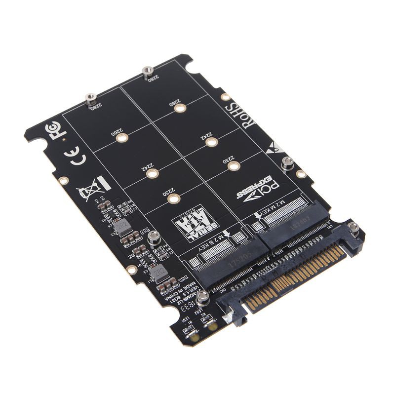 Cáp chuyển đổi 2 trong 1 M.2 NVME sata-bus NGFF SSD sang PCI-E U.2 SFF-8639