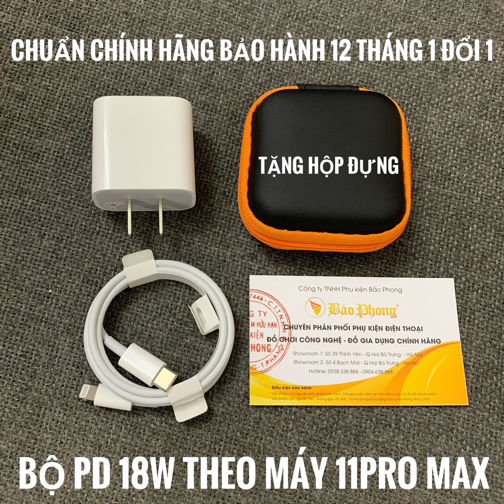 [Hàng Zin 100%] Bộ Sạc 18W 20W và cáp PD TypeC to Lightning cho iPhone 8 Xs Xr 11 12 Pro Max Mini độ dài 1m 2m
