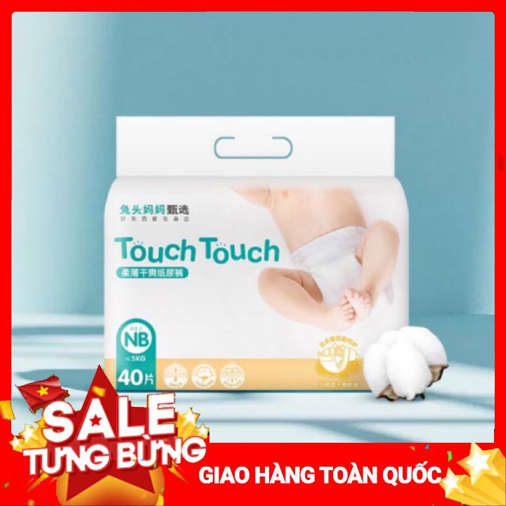 Bỉm dán Mompick mềm mỏng thấm hút NB40/S38/M36/L34/XL28