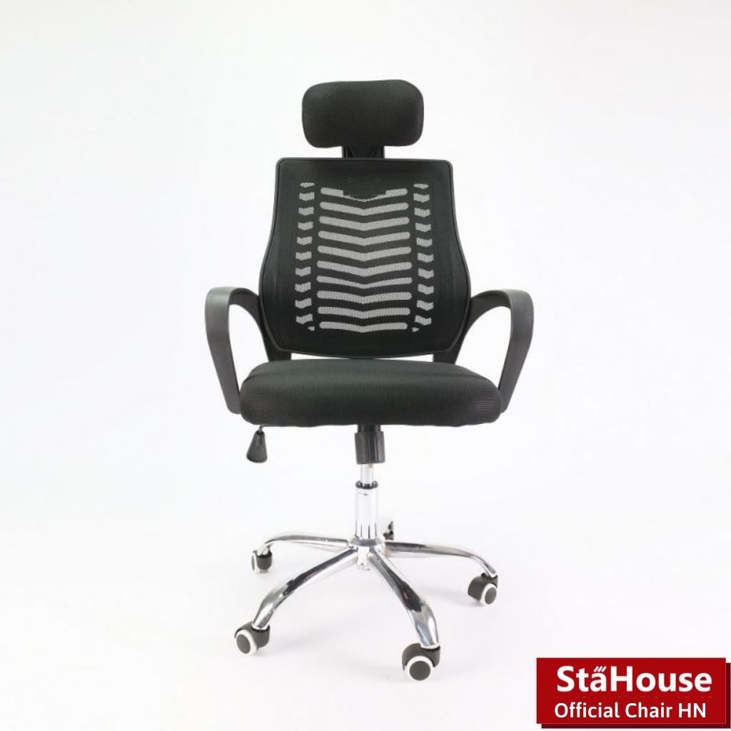 Ghế Văn Phòng GVP410 Stahouse Ngả Lưng Tựa Đầu Chân Xoay Stahouse Official Chair HN, Ghế Làm Việc Tại Nhà