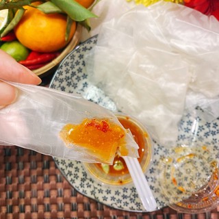 Bánh tráng phơi sương chấm “Muối Sệt”