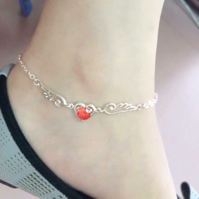 Lắc chân thiên thần bạc đẹp | BigBuy360 - bigbuy360.vn