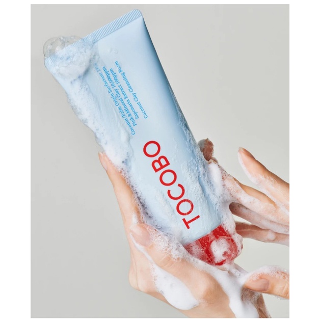 Sữa rửa mặt đất sét TOCOBO COCONUT CLAY CLEANSING FOAM
