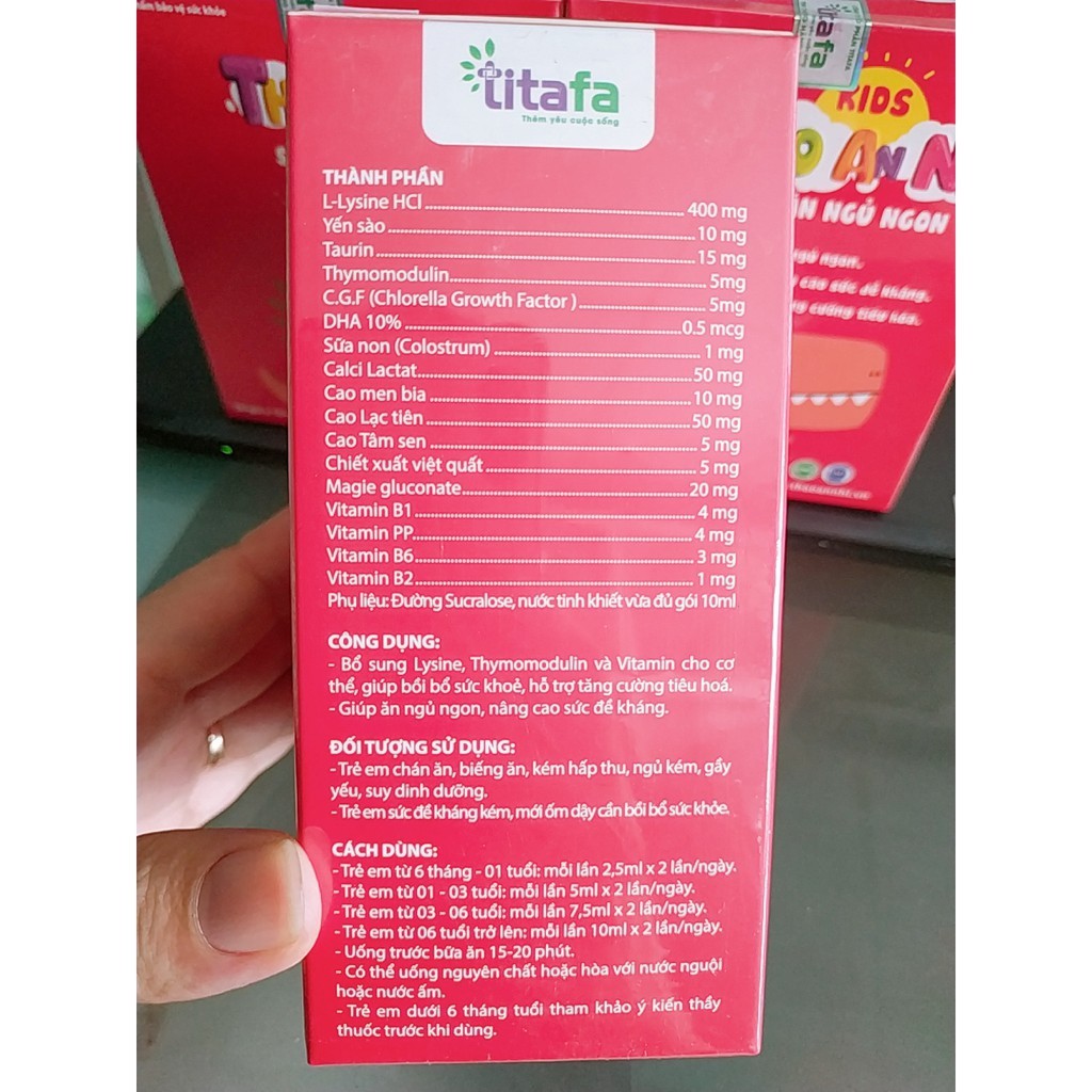 THẢO AN NHI Siro ăn ngủ ngon (Hộp 20 gói) - Giải pháp toàn diện cho trẻ biếng ăn và ngủ kém - cvspharmacy