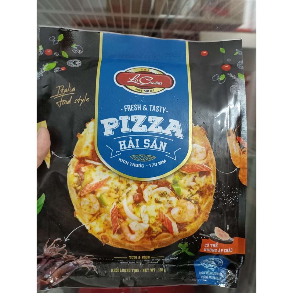 BÁNH PIZZA LACUSINA SIZE 17CM 3 VỊ