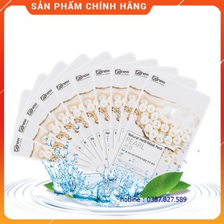 [Mặt nạ Hàn Quốc] 10 miếng Mặt nạ ngọc trai trắng da 22ml Hàn Quốc ( Túi 10 miếng x 22ml ) - Hàng Chính Hãng