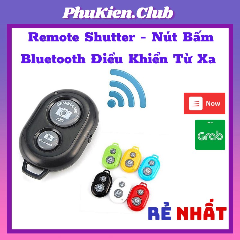 Remote Shutter - Nút Bấm Bluetooth Điều Khiển Từ Xa Chụp Ảnh Tự Động