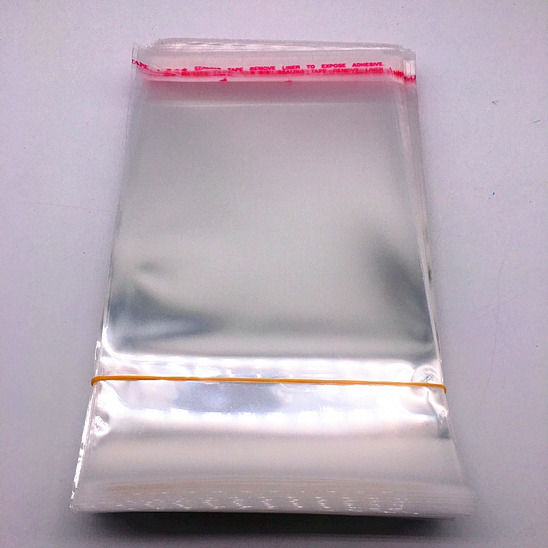 Bộ 100 túi nylon trong suốt 4-6cm đựng đồ trang sức