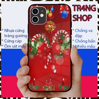 Ốp đt iphone kính cường lực Noel 2022 Khuyến Mãi Iphone 6 đến 13 TRANG SHOP OK-NOELPOD062
