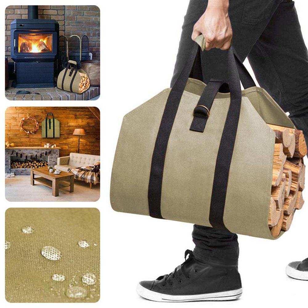 Túi Đựng Gỗ Lửa Cỡ Lớn Chống Thấm Nước Tiện Dụng Khi Đi Cắm Trại