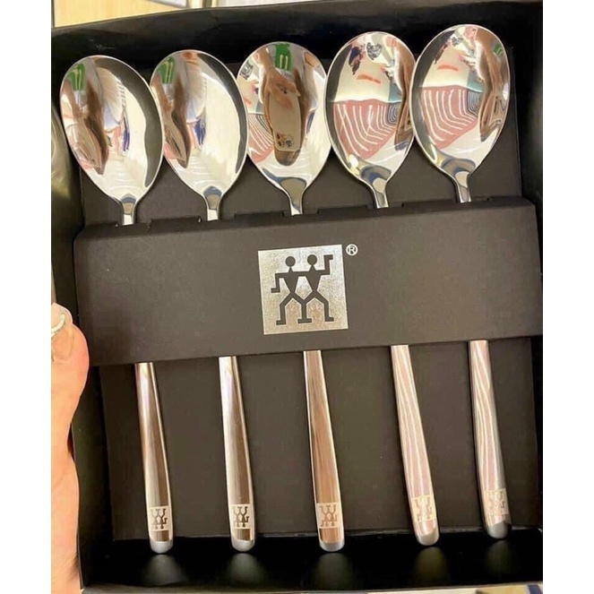 Set 5 thìa inox 304 của Đức cao cấp
