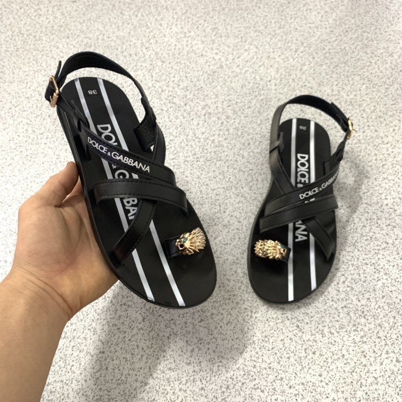 Sandal Dolce Quai Da Xỏ Ngón Nam- Sandal Đi Học