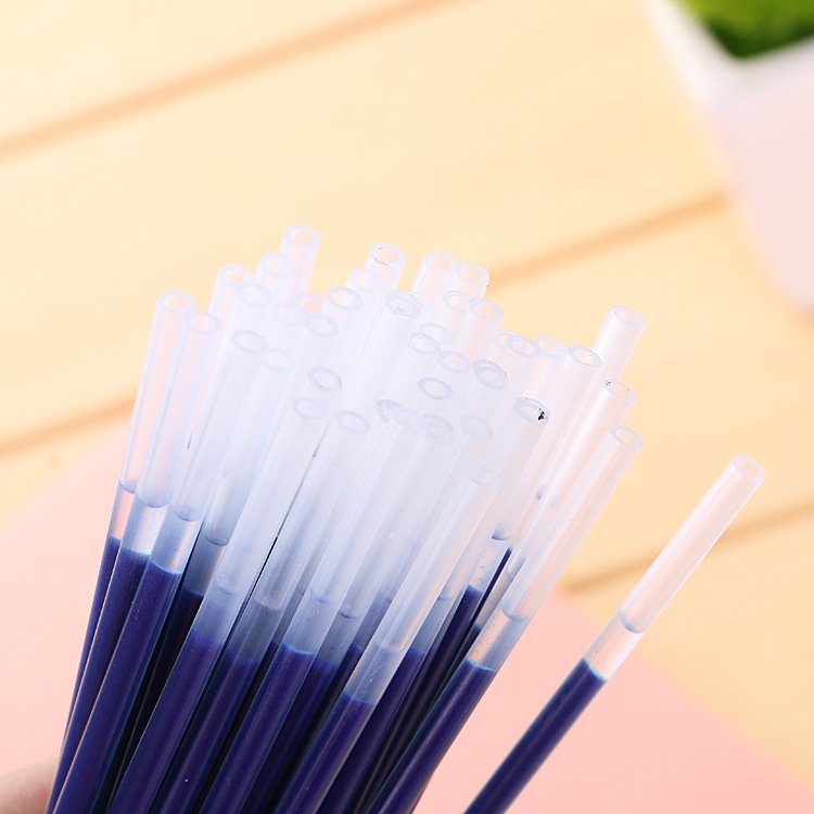 COMBO 30 Ruột Bút xanh đen đỏ tím và bút cute, Ngòi Bút nét nhỏ đậm đẹp trơn