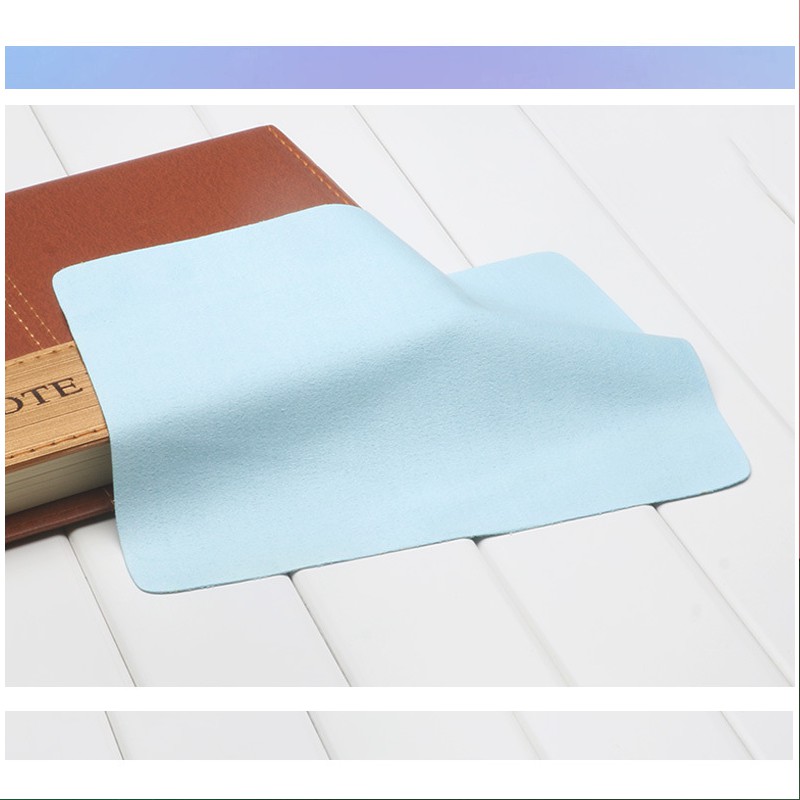 Vải lau màn hình điện thoại di động, vải sợi cao, màu ngẫu nhiên, 14,5x17,5cm