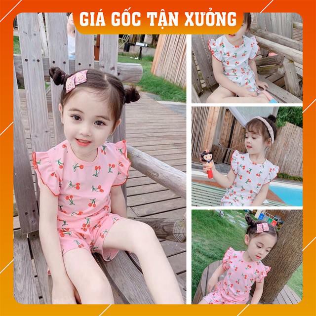 [Mặc Là Mát]  Bộ Quần Áo Trẻ Em, Bộ Quần Áo Bé Gái Giá Sỉ Mặc Nhà Đẹp Dễ Thương Mặc Mùa Hè Cho Bé Gái