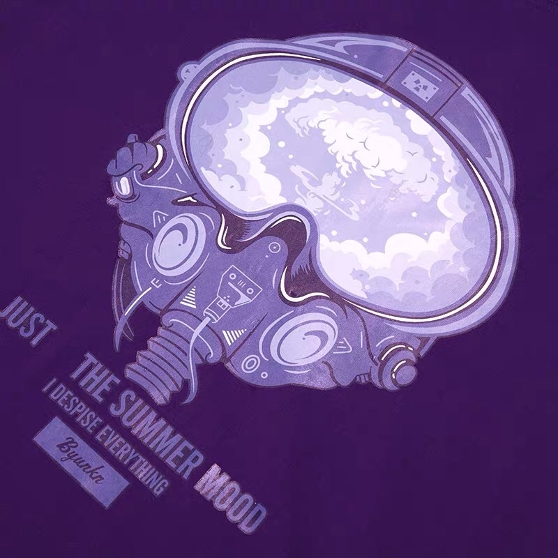 Áo thun Nelly HeyBig Make It Rain màu Tím size L